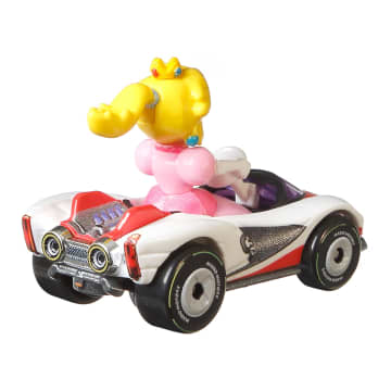 Hot Wheels Mario Kart Veículo de Brinquedo Princesa Peach - Imagen 3 de 4