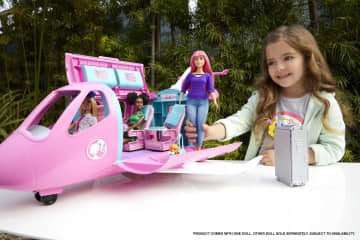 Barbie Conjunto de Brinquedo Jatinho de Aventuras com Boneca