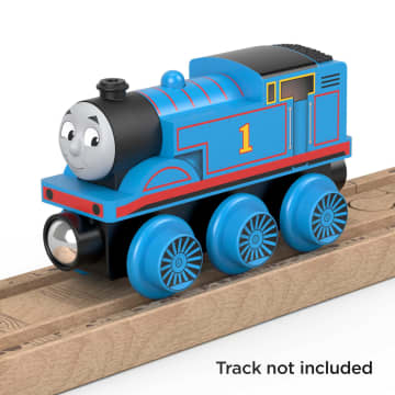 Fisher-Price Thomas And Friends Thomas Push-Along Wooden Toy Train For Toddlers And Preschool Child