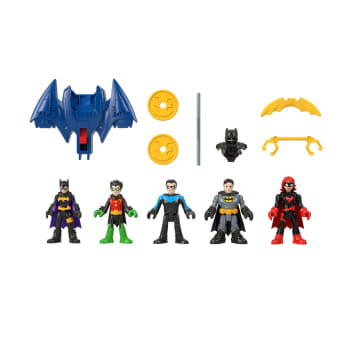 Imaginext DC Super Friends Batman Figures, Family Multipack, 12 Piece Preschool Toys