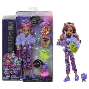 Monster High Boneca Creepover Clawdeen - Imagem 1 de 6