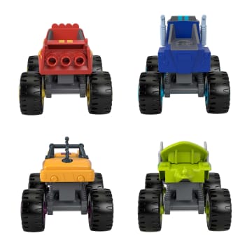 Fisher-Price Nickelodeon Blaze And The Monster Machines Racers 4 Pack