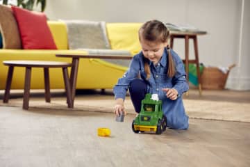 MEGA BLOKS John Deere Building Toy Blocks Litractor (6 Pieces) For Toddler