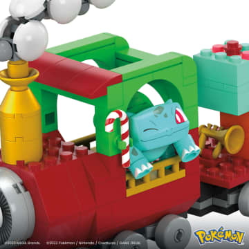 MEGA Pokémon Le Train des Fêtes, 373 Pièces, Surprises Festives - Imagen 5 de 5