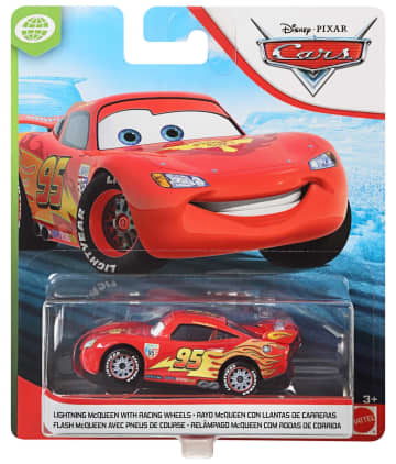 Carros da Disney e Pixar Diecast Veículo de Brinquedo Relâmpago McQueen com Rodas de Corrida - Imagen 6 de 6