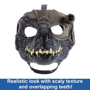 Jurassic World indoraptor Dinosaur Mask With Tracking Light And Sound For Role Play
