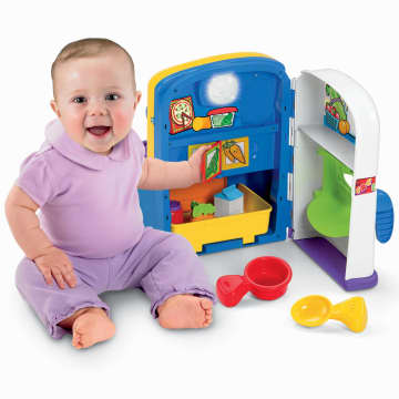 Fisher-Price Laugh & Learn Learning Kitchen Toddler Playset With Music Lights & Bilingual Content