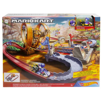 Hot Wheels Mario Kart Pista de Brinquedo Castelo Do Caos De Bowser