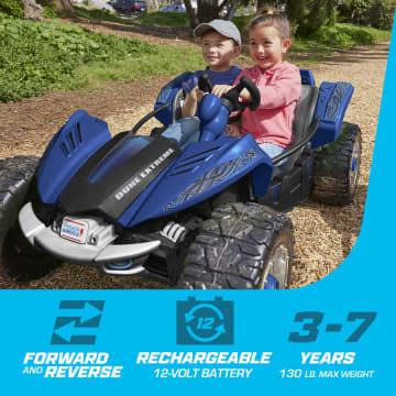 Power Wheels Dune Racer Extreme Battery-Powered Ride-On Vehicle With Charger, Blue