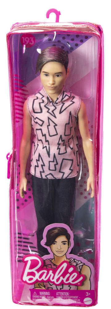 Barbie Ken Fashionistas Doll #193, Brown Hair, Hoodie, Pants, 3 To 8