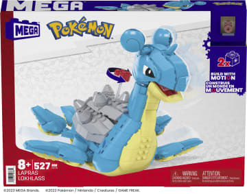 MEGA Pokémon Figurine Articulée Lokhlass, 527 Pces, Pour enfants