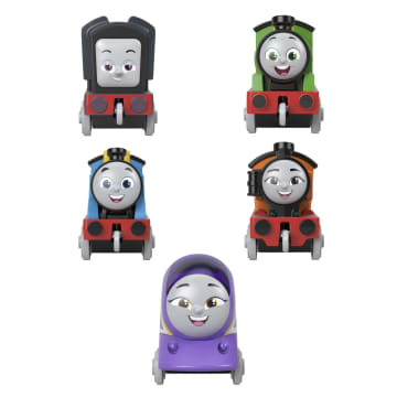 Thomas & Friends Adventures Engine Pack, Set Of 5 Push-Along Trains For Preschool Kids