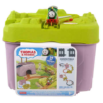 Thomas & Friends Toy Train Set, Percy’S Connect & Build Track Bucket, Preschool Toy - Imagen 6 de 6