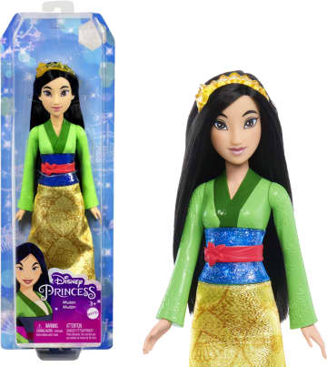 Disney-Princesses Disney-Mulan-Poupée, Habillage et Accessoires - Imagem 1 de 6