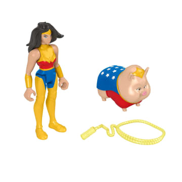 Fisher-Price DC League of Super Pets Juguete para Bebés PB & Mujer Maravilla - Imagen 1 de 6