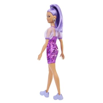 Barbie Fashionista Muñeca Vestido Morado Monocromático - Image 5 of 6