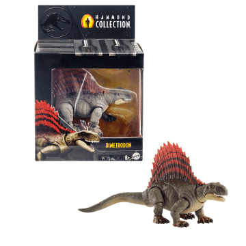 Jurassic World Dominion Hammond Collection Dimetrodon Dinosaur Figure Collectible Toy - Image 6 of 6