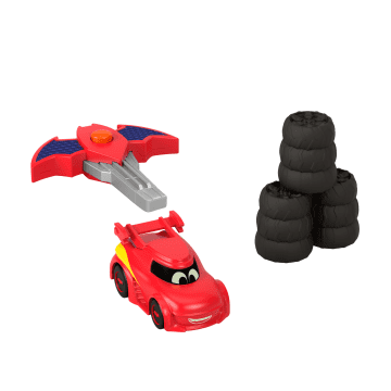 Fisher-Price DC Batwheels 1:55 Scale Redbird Launching Toy Race Car With Accessories, 5 Pieces - Image 1 of 3
