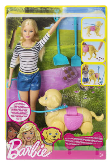 Barbie Boneca Passeio com Cachorrinho