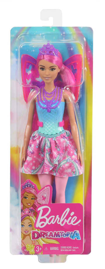 Barbie Dreamtopia Boneca Fada Cabelo Rosa