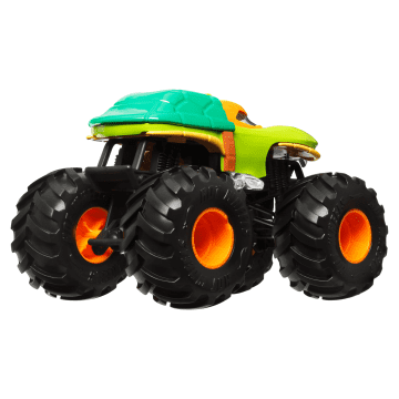 Hot Wheels Monster Trucks Vehículo de Juguete Michaelangelo Escala 1:24 - Imagem 3 de 4