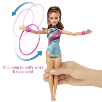 Barbie Dreamhouse Adventures Spin ‘N Twirl Gymnast Doll And Accessories