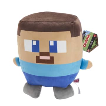 Minecraft Cuutopia 10-In Steve Plush Character Pillow Doll, Collectible Toy - Imagem 1 de 6