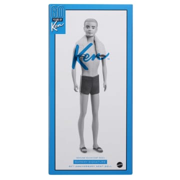 Barbie Signature Ken 60th Anniversary Doll Reproduction With Silkstone Body - Image 6 of 6