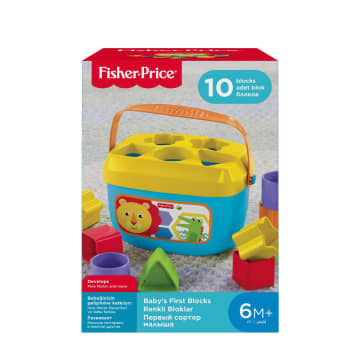 Fisher-Price Brinquedo para Bebês Balde Primeiros Blocos