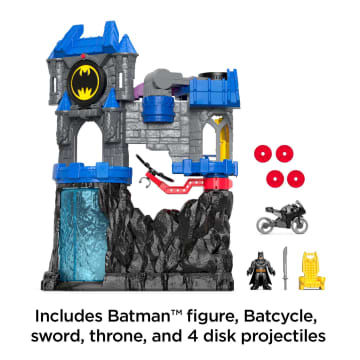 Imaginext DC Super Friends Batman Toy, Wayne Manor Batcave Playset With Batman Figure & Accessories