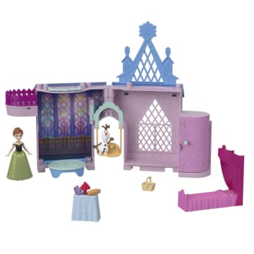 Disney Frozen Storytime Stackers Playset, Anna’S Arendelle Castle Dollhouse With Small Doll - Imagem 1 de 6