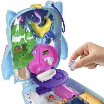 Polly Pocket Conjunto de Brinquedo Estojo Coruja Nevada - Image 6 of 6