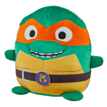 Teenage Mutant Ninja Turtles: Mutant Mayhem Plush Toys Cuutopia, 10 Inch TMNT Rounded Pillows, Key Movie Characters - Imagem 4 de 5