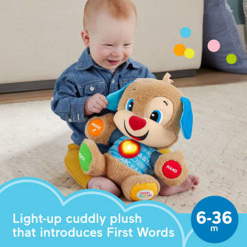 Fisher-Price Laugh & Learn Smart Stages Puppy Plush Baby Learning Toy With Lights & Music - Image 2 of 5