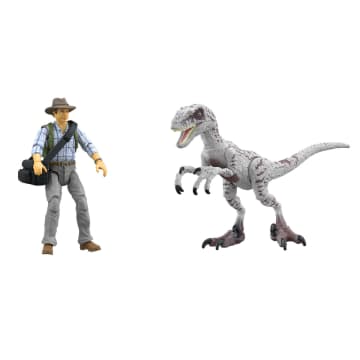 Jurassic World Collection Hammond Dr Grant et Vélociraptor - Image 2 of 6