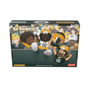 Little People Collector Green Bay Packers Special Edition Set For Adults & NFL Fans, 4 Figures - Image 6 of 6