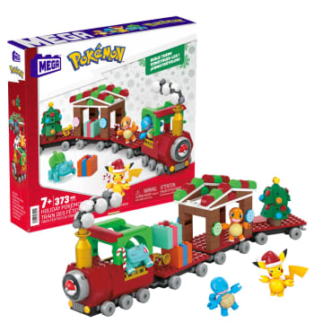 MEGA Pokémon Holiday Train Building Set With 373 Pieces And Festive Surprises