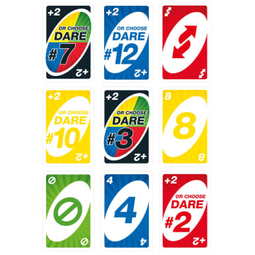 UNO Dare Wild Choices Card Game For 2-10 Players Ages 7Y+