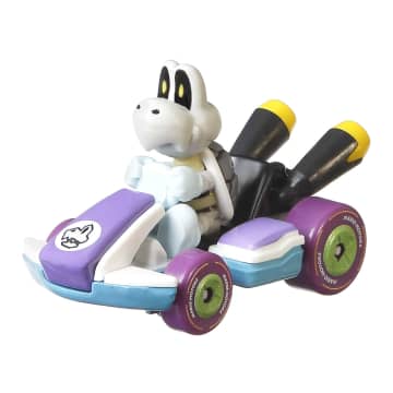 Hot Wheels Mario Kart Veículo de Brinquedo Dry Bones Standard Kart - Imagen 1 de 4