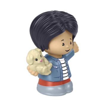 Fisher-Price Little People Figura de Brinquedo Mãe com Cachorro - Imagem 2 de 5