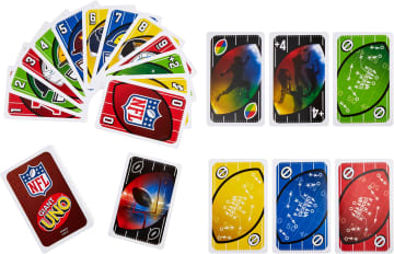 Giant UNO NFL Game For Kids, Adults & Family Night