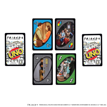 UNO Friends Card Game For Family, Adult & Party Nights, Collectible Inspired By Tv Series - Imagen 3 de 6