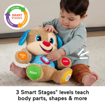 Fisher-Price Laugh & Learn Smart Stages Puppy Plush Baby Learning Toy With Lights & Music - Imagem 3 de 5