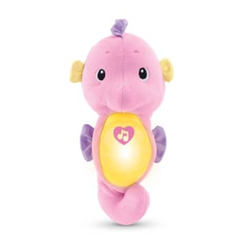 Fisher-Price Soothe & Glow Seahorse, Pink, With Lights & Sounds