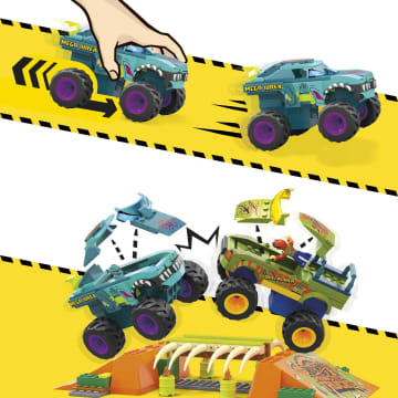 MEGA Hot Wheels Juguete de Construcción Monster Trucks S&C MEGA Wrex Boneyard Stunt Course - Image 3 of 4