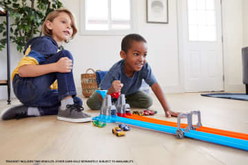 Hot Wheels Double Loop Dash, Track Set - Imagen 2 de 6