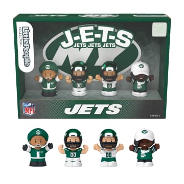Little People Collector New York Jets Special Edition Set For Adults & NFL Fans, 4 Figures