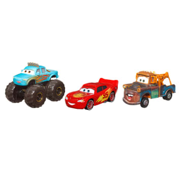 Disney And Pixar Cars On the Road  3-Pack Of 1:55 Scale Character Vehicles, Collectible Set - Image 1 of 6