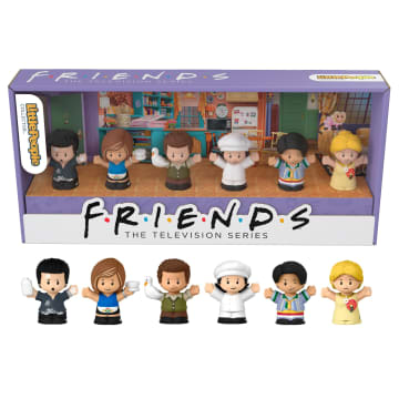 Little People Collector Friends TV Series Special Edition Set For Adults & Fans, 6 Figures - Imagem 1 de 6