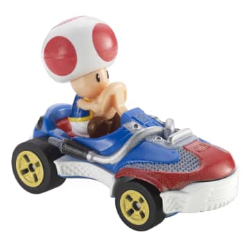 Hot Wheels Mario Kart Veículo de Brinquedo Toad Sneeker